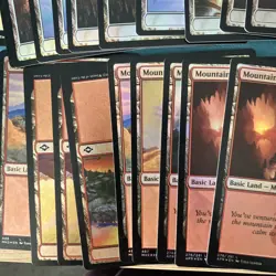 27 foil Basic land Pack (Magic The Gathering) - Regular lot bulk set NM - Image 4