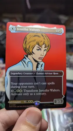 Jennifer Walters Sensational She Hulk FOIL NM Marvel Borderless Comic Card MTG - Image 1