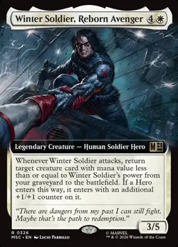 Winter Soldier, Reborn Avenger X1 EXTENDED-NM/M-Commander: Marvel Super Heroes - Image 1