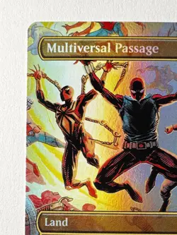 Multiversal Passage Borderless Foil 206 - MTG Spider-Man Rare Land Any Color - Image 2