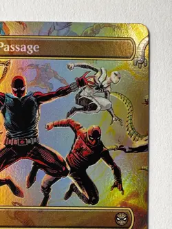 Multiversal Passage Borderless Foil 206 - MTG Spider-Man Rare Land Any Color - Image 3