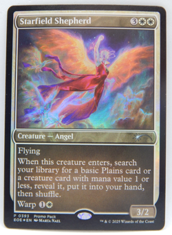 Magic the Gathering Foil Promo Pack Edge of Eternities #393 - STARFIELD SHEPHERD - Image 1