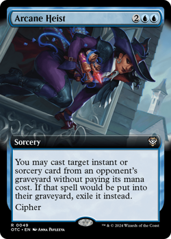 Arcane Heist (REGULAR) x1 - MTG Outlaws of Thunder Junction Commander OTC #49 - Image 1