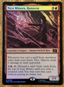 MTG Marvel Super Heroes Eternal Legal, Nico Minoru, Runaway - Foil - Image 1