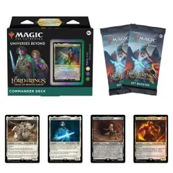 Magic The Gathering Lord of the Rings Commander Kit + 2 Set Boosters Rare Gift - Image 2