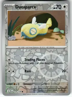 Dunsparce 120/159 Common Journey Together Pokemon Reverse Holo Near Mint - Image 1