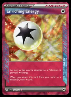 Enriching Energy 191/191 ACE SPEC Rare Surging Sparks Pokemon Holo Near Mint - Image 1