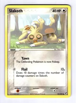 Slakoth Deoxys #73 (2005) Common NM Pokemon - Image 1