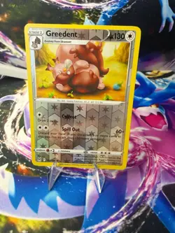 GREEDENT 151/196 LOST ORIGIN Reverse Holo Rare Pokemon - Image 1