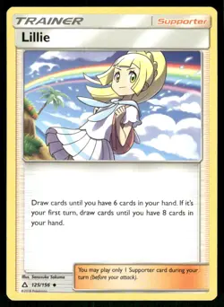 Lillie 125/156 Uncommon Ultra Prism Pokemon Near Mint - Image 1
