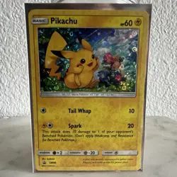Pokemon TCG Pikachu SM86 2017 General Mills Promo Holo - Image 1
