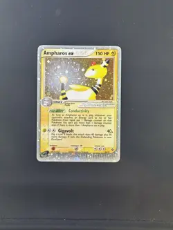 Nintendo Pokemon TCG EX Dragon Ampharos ex 89/97 Holo EX Rare 150HP 2003 - Image 1