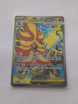 Pokemon TCG Mega Pyroar EX 099/086 Full Art Chaos Rising (NM) - Image 1