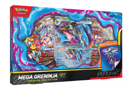 Pokemon TCG: Mega Greninja ex Premium Collection 8 Packs + Promo Ships -PRESALE - Image 1
