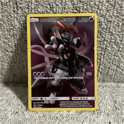 Pokemon Armored Mewtwo SM228 SM Black Star Promos Holo Promo 120HP EN 2019 - Image 1