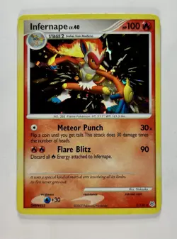 Infernape 2007 Pokemon Diamond & Pearl Holo Rare #5/130 * Light Play - Image 1