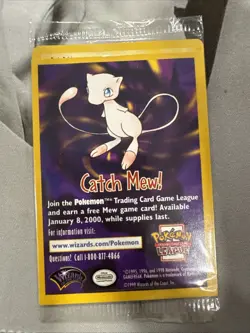 1x (Sealed) Pikachu Pokemon WB Gold Stamped 1999 First Movie Black Star Promo - Image 1