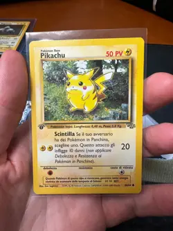 Pokemon Pikachu 1st Edition Base Set 60/64 Italian Common Regular 1999 - Image 1