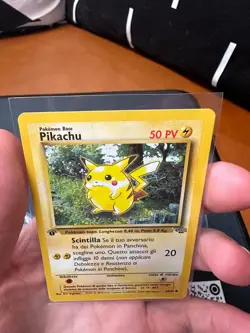 Pokemon Pikachu 1st Edition Base Set 60/64 Italian Common Regular 1999 - Image 2