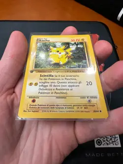 Pokemon Pikachu 1st Edition Base Set 60/64 Italian Common Regular 1999 - Image 3