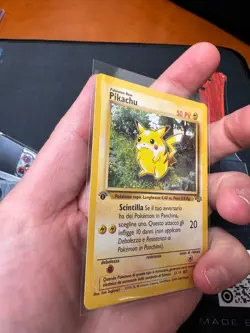 Pokemon Pikachu 1st Edition Base Set 60/64 Italian Common Regular 1999 - Image 4