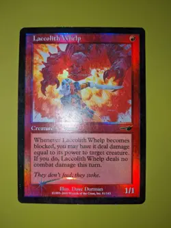 FOIL Laccolith Whelp x1 Nemesis 1x Magic the Gathering MTG - Image 1
