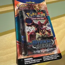 Pokemon XY Steam Siege Roaring Skies 2-Pack Blister Blaziken Pin Factory Sealed - Image 3