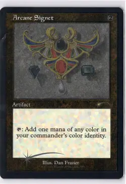 Arcane Signet NM/M* FOIL ETCHED Secret Lair ENGLISH 589 mtg -UnltdCards - Image 1