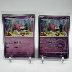 Slowpoke 057/142 Pokemon Scarlet & Violet Stellar Crown Lot of 2 - Image 1