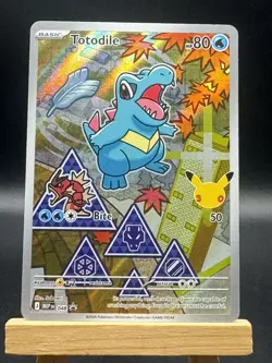 Pokemon TCG- Totodile - 048 - ME: Mega Evolution Promo (MEP) Illustration Promo - Image 1