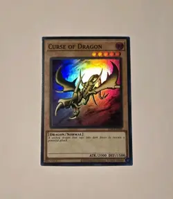 Yugioh Curse of Dragon Super Rare LOB-EN066 NM - Image 1