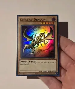 Yugioh Curse of Dragon Super Rare LOB-EN066 NM - Image 3