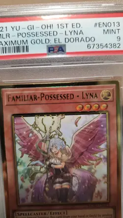 2021 YU-GI-OH! 1st Edition FAMILIAR- POSSESSED - LYNA PSA 9 ( ERROR ) - Image 2