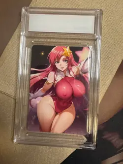 Weiss Schwarz Gundam Seed Destiny Lacus Clyne 18+ Proxy Card - Image 2