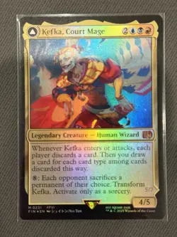 Kefka, Court Mage Final Fantasy Foil NM 0231 - Image 1