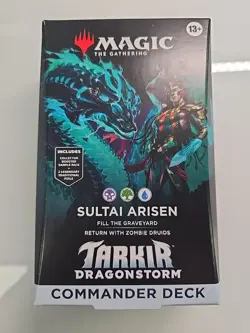 Magic the Gathering Tarkir Dragonstorm MTG Commander Deck - Sultai Arisen Sealed - Image 1