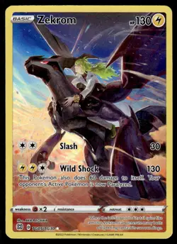 Pokemon TCG SWSH09: Brilliant Stars Trainer Gallery #TG05/TG30 Zekrom LP - Image 1
