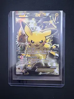 Pokemon TCG Pikachu XY124 Black Star Promo Holo MP (Read Description) - Image 1