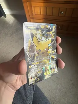 Pokemon TCG Pikachu XY124 Black Star Promo Holo MP (Read Description) - Image 4