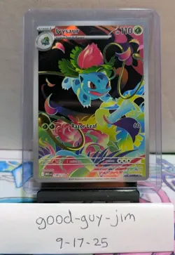 Ivysaur Illustration Rare 134/132 Near Mint Mega Evolution Pokemon TCG English - Image 1