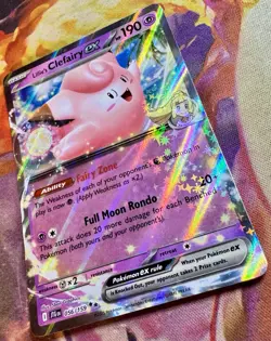 Pokemon Lillie's Clefairy ex 056/159 HOLO Double Rare JOURNEY TOGETHER 2025 MINT - Image 5