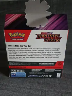 Pokemon Destined Rivals Booster Box Display Case Only No Packs - Image 3
