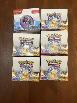 LOT (6x) Pokemon S&V Empty Booster Boxes - No Packs | Free Shipping - Image 1