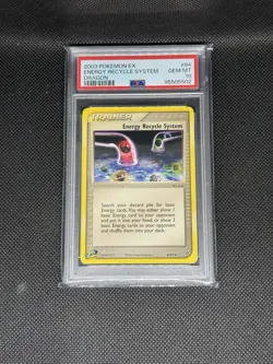 2003 Dragon Pokemon EX Energy Recycle System 84 PSA 10 - Image 1