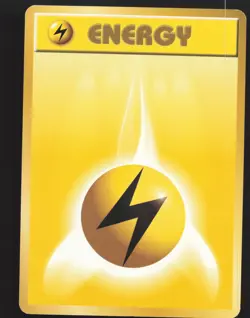 Lightning Energy Pokemon Japanese Base Set Lightly played - Image 1