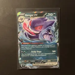 Pokemon TCG Gengar EX 104/162 Holo Double Rare Temporal Forces 2024 NM - Image 1