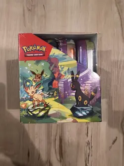 ✅ FACTORY SEALED ✅ Pokemon Prismatic Evolutions Case Mini Tin Display Box 8 Tins - Image 5