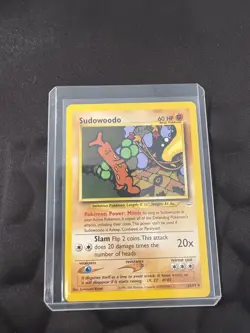 Pokemon TCG: Sudowoodo - 26/64 - Rare Unlimited Neo Revelation - Vintage LP - Image 1