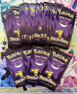 11 x Pokemon Trick or Trade 2022 Halloween Sealed Booster Pack - Image 1