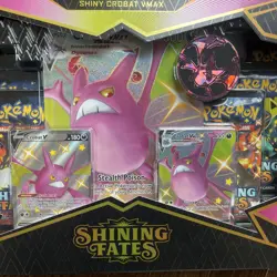 Pokemon TCG SHINY CROBAT VMAX Shining Fates Premium Collection - FACTORY SEALED 820650808715 - Image 2